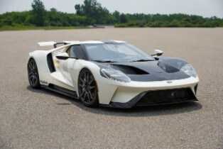 Preproduction 2022 Ford GT Heritage Edition